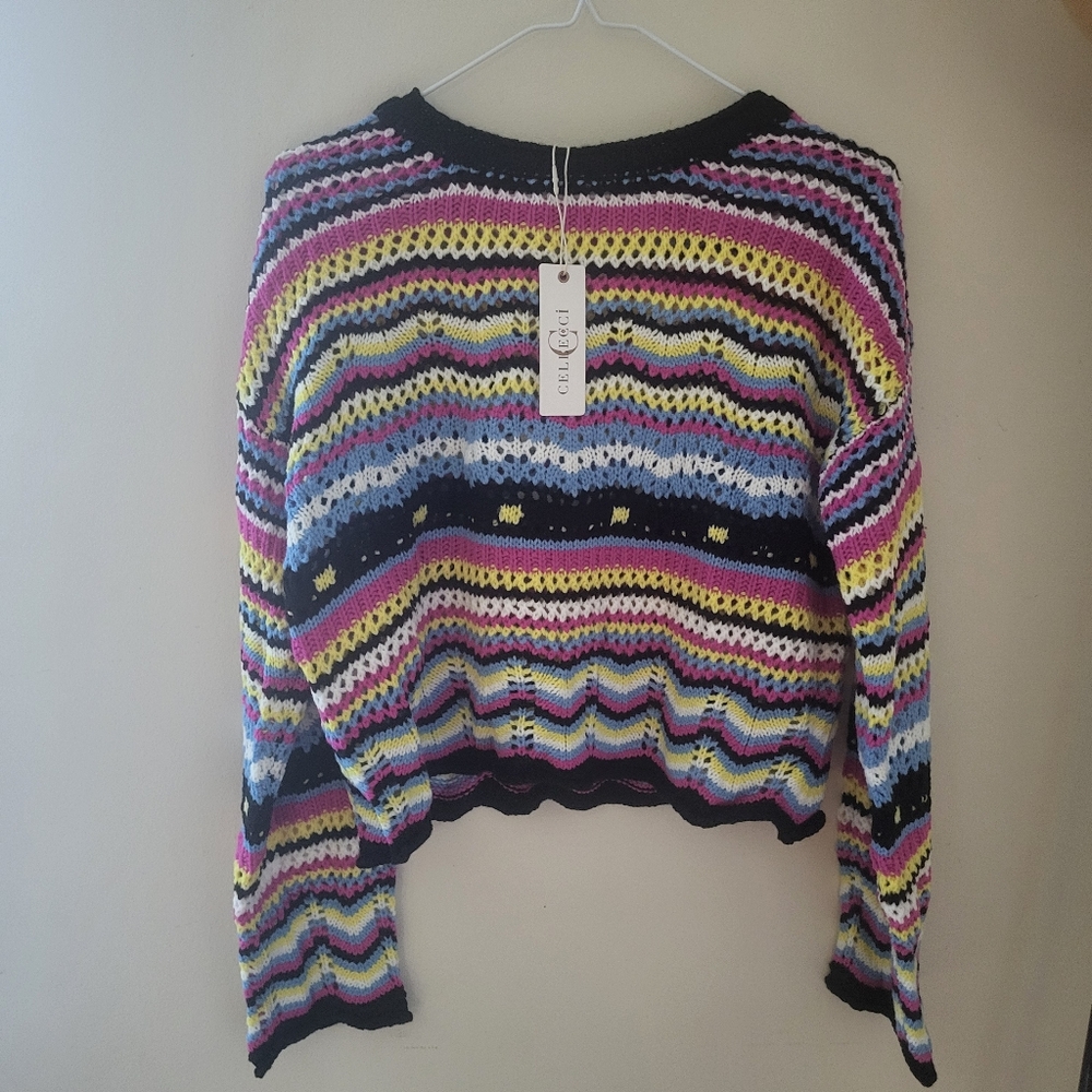 Cellecci Sweater Size S NWT